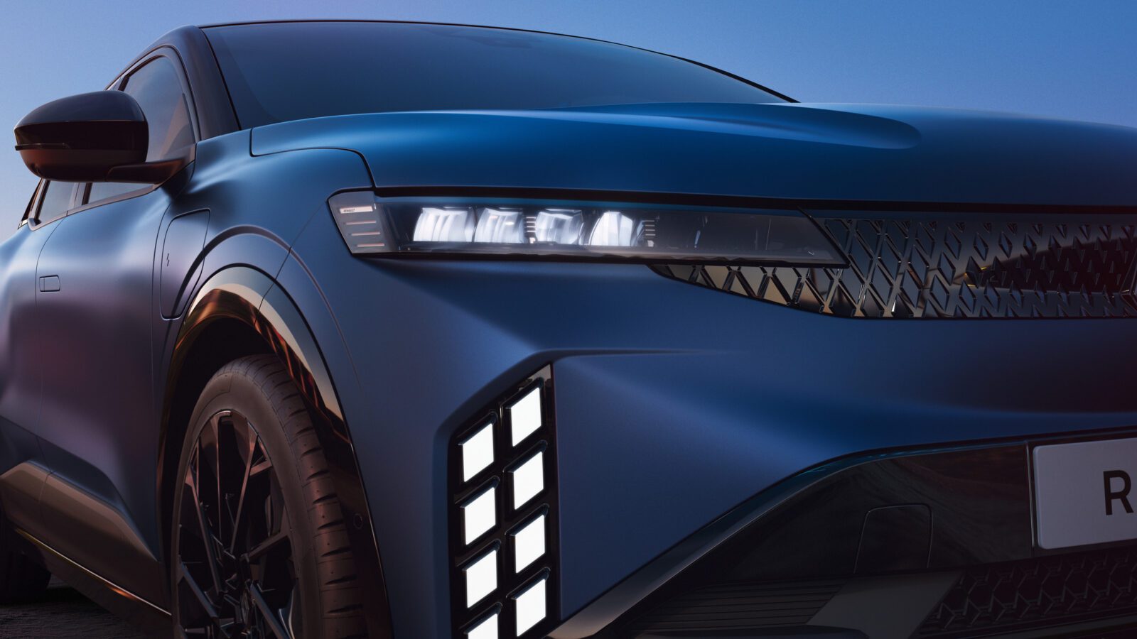 Nieuwe Megane-E-Tech-electric koplampen