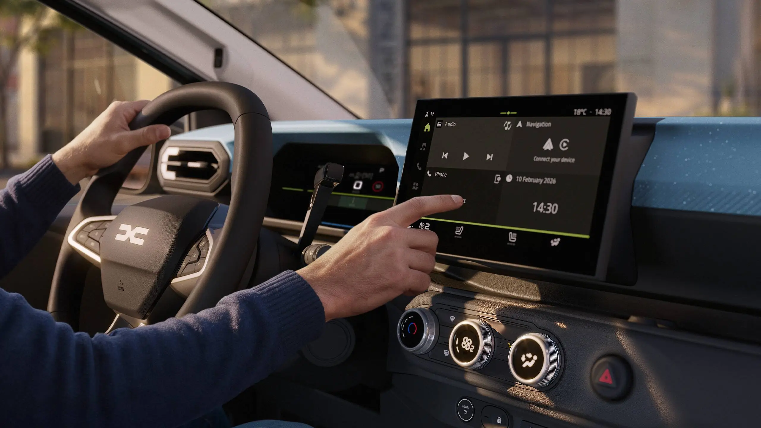 Nieuwe Dacia Spring 2026 technologie