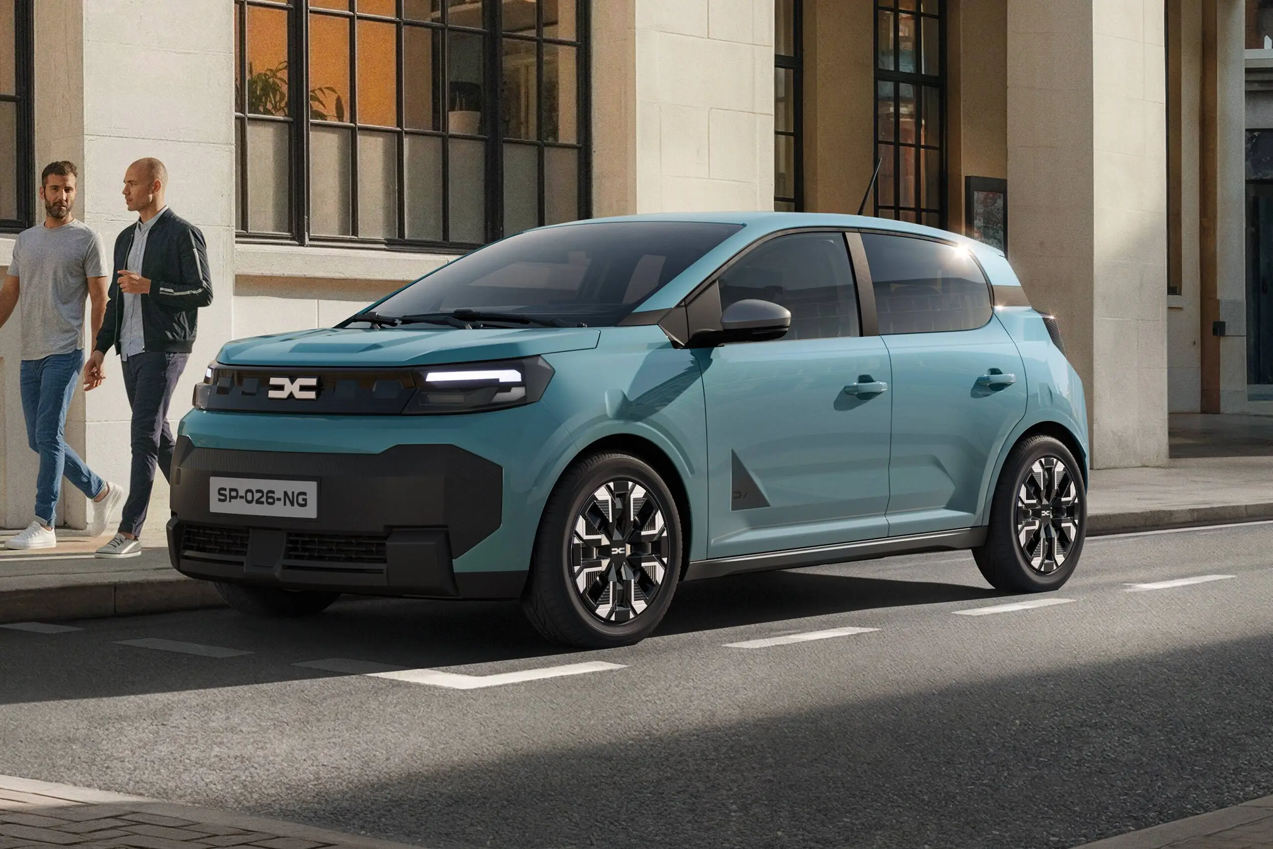 Nieuwe Dacia Spring 2026 exterieur