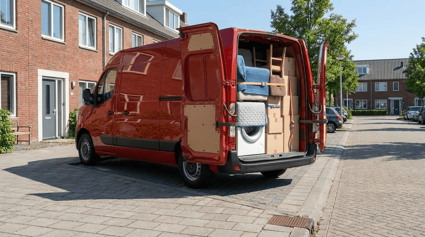 Verhuisbus huren inboedel
