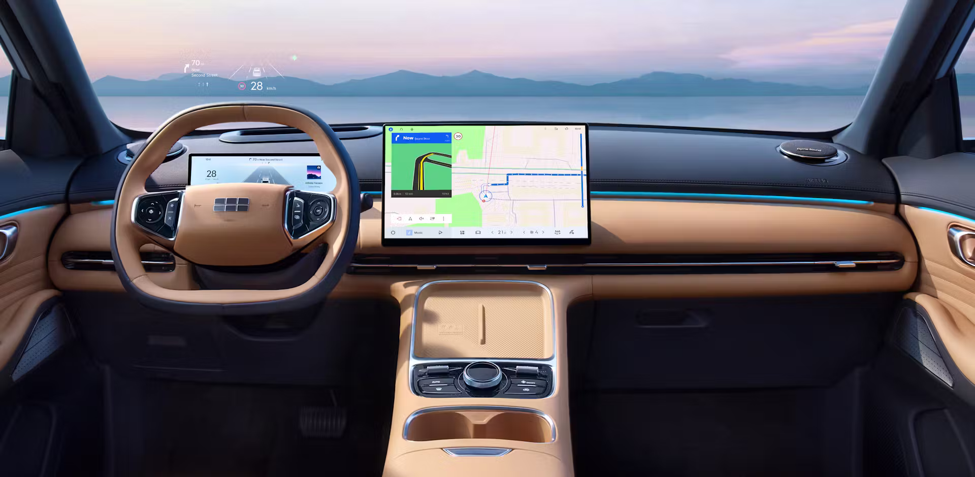 GEELY STARRAY EM-i instrumentenpaneel