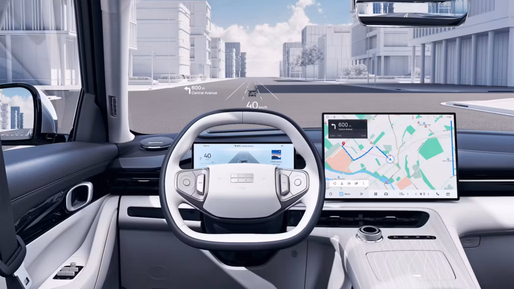 Geely E5 Head-up display